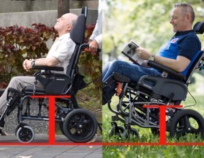 stroke patient in wheelchair