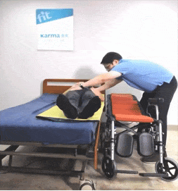 paralysis patient in wheelchair