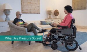 Wheelchair Cushions ,Tailbone&Back Support ,Armrests Comfortable Wheelchair Accessories ,Prevent Pressure Sore, Non-Slip 4 Straps(Navy), Size: Medium